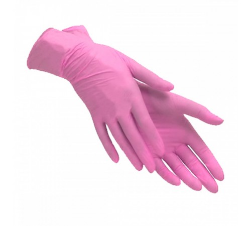 Рукавички нітрил текстуровані на пальцях NITRILUX Pink 100 шт (M) Рукавички нітрил текстуровані на пальцях NITRILUX Pink 100 шт (M)