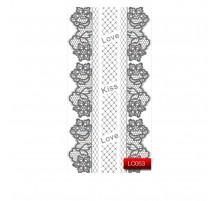 Наклейки KODI NailArt Stickers (053LC Silver)