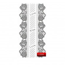 Наклейки KODI NailArt Stickers (053LC Silver)