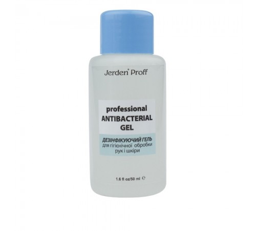 Гель дезінфікуючий для рук та шкіри Jerden Proff Antibacterial 50 мл Гель дезінфікуючий для рук та шкіри Jerden Proff Antibacterial 50 мл