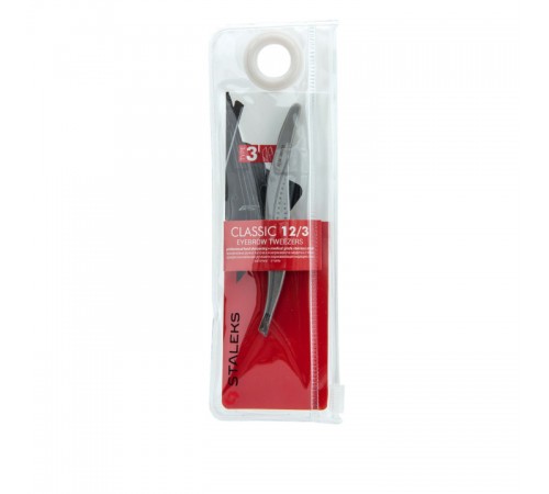 Пінцет для брів STALEKS CLASSIC 12 TYPE 3 TC-12/3 (П-12) Пінцет для брів STALEKS CLASSIC 12 TYPE 3 TC-12/3 (П-12)