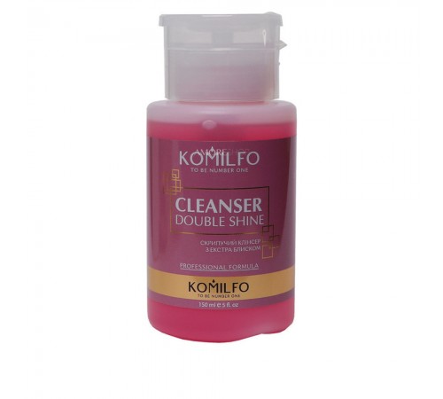 Засіб KOMILFO Gel Cleanser Double Shine скрипучий з екстра блиском 150 мл Засіб KOMILFO Gel Cleanser Double Shine скрипучий з екстра блиском 150 мл