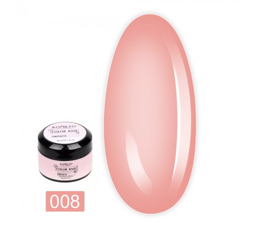 База KOMILFO Color Base 30 мл (гель-банку) (008 French) База KOMILFO Color Base 30 мл (гель-банку) (008 French)