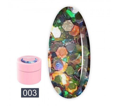 Блискітки для нігтів LunaMoon Unicorn Gel 5 мл (03) Блискітки для нігтів LunaMoon Unicorn Gel 5 мл (03)