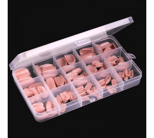 Форми KOMILFO SoFast мякі для швидкого нарощування нігтів 300 шт (Nude Soft Square) Форми KOMILFO SoFast мякі для швидкого нарощування нігтів 300 шт (Nude Soft Square)