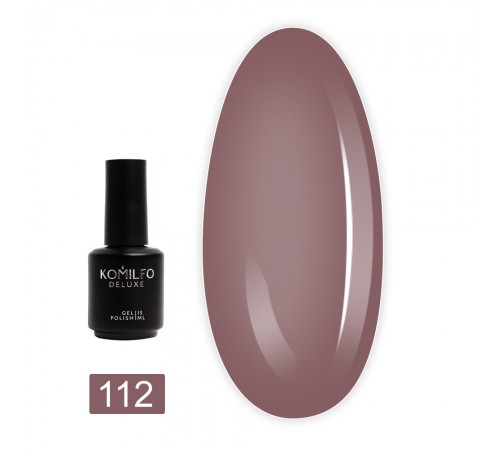 Гель-лак KOMILFO Deluxe Series 15 мл (112) Гель-лак KOMILFO Deluxe Series 15 мл (112)
