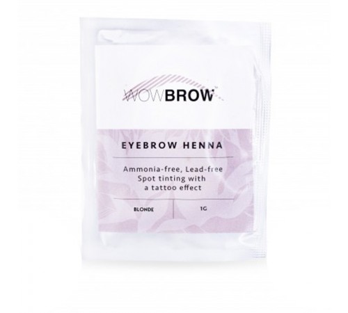 Хна для брів Vivienne WOWBROW 1 саше 1 гр (Blonde) Хна для брів Vivienne WOWBROW 1 саше 1 гр (Blonde)