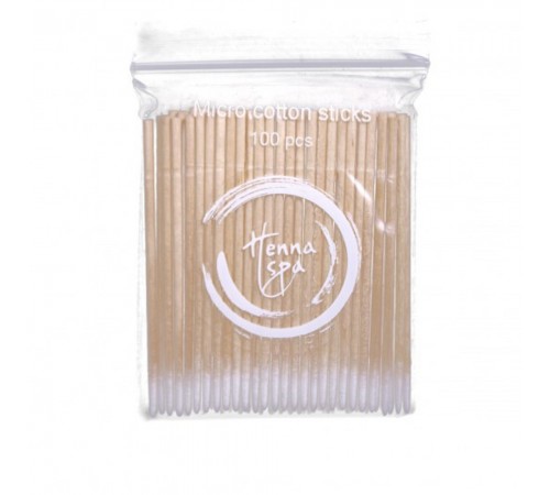 Палички ватні тонкі Vivienne Micro sticks Henna Spa 100 шт Палички ватні тонкі Vivienne Micro sticks Henna Spa 100 шт