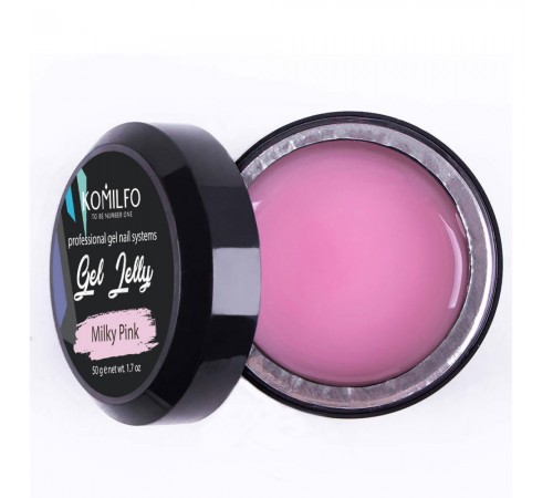 Гель KOMILFO Jelly 50 г (Milky Pink) Гель KOMILFO Jelly 50 г (Milky Pink)