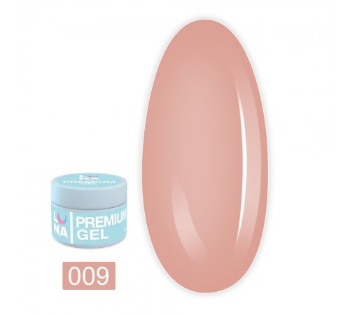 Гель для нарощування LunaMoon Premium Gel 15 мл (09) Гель для нарощування LunaMoon Premium Gel 15 мл (09)