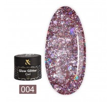 Гель FOX Glow Glitter Gel 5 мл (004)