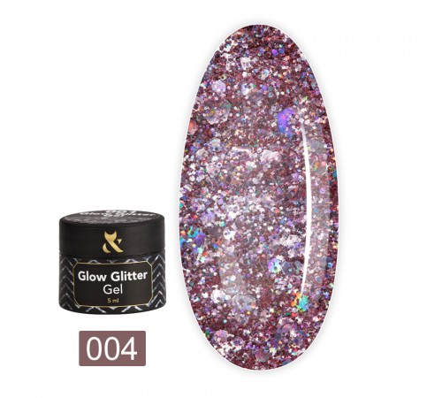 Гель FOX Glow Glitter Gel 5 мл (004) Гель FOX Glow Glitter Gel 5 мл (004)