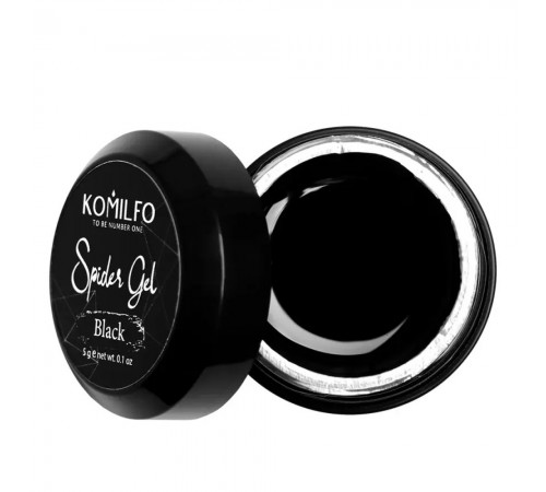 Гель-павутинка KOMILFO Spider Gel 5 г (Black) Гель-павутинка KOMILFO Spider Gel 5 г (Black)