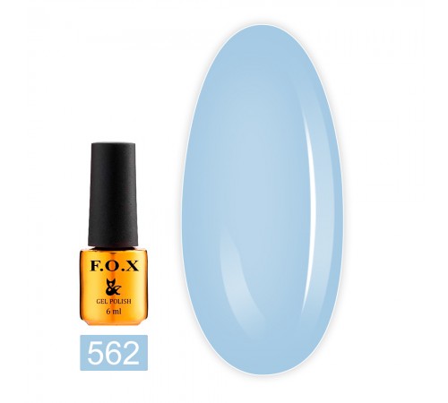 Гель-лак FOX gold Pigment 6 мл (562) Гель-лак FOX gold Pigment 6 мл (562)
