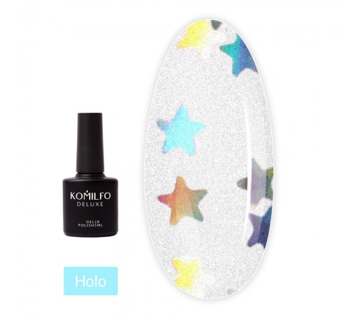 Топ KOMILFO No Wipe Star Nails 8 мл (Holo) Топ KOMILFO No Wipe Star Nails 8 мл (Holo)