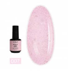Гель KOMILFO PolyGel 15 г (007 Pink Glitter)
