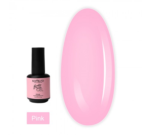 Гель KOMILFO Bottle Gel 15 мл (Pink) Гель KOMILFO Bottle Gel 15 мл (Pink)