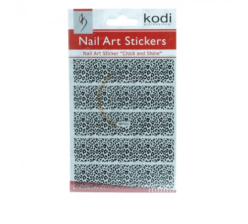 Наклейки для нігтів KODI Nail Art Stickers Black 003BP Наклейки для нігтів KODI Nail Art Stickers Black 003BP
