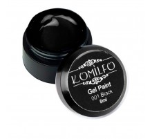 Гель-фарба KOMILFO Wipe Gel Paint for French 5 мл (001 Black)