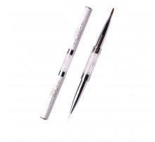 Пензлик KOMILFO Double Gel oval 6 (Klinsky)Liner 9 (Nylon)