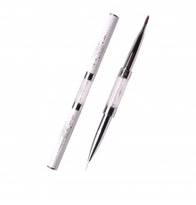 Пензлик KOMILFO Double Gel oval 6 (Klinsky)Liner 9 (Nylon)