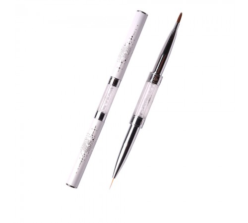 Пензлик KOMILFO Double Gel oval 6 (Klinsky)Liner 9 (Nylon) Пензлик KOMILFO Double Gel oval 6 (Klinsky)Liner 9 (Nylon)