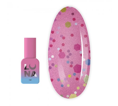 Топ для гель-лаку LunaMoon Top Confetti 13 мл Топ для гель-лаку LunaMoon Top Confetti 13 мл