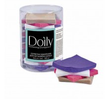 Серветки різнокольорові Doily 6*6 см 45 г/м2 400 шт.