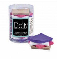 Серветки різнокольорові Doily 6*6 см 45 г/м2 400 шт.