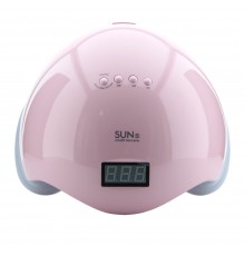 Лампа SUN 5 LED/UV гібрид з дисплеєм 48 Вт (Pink)