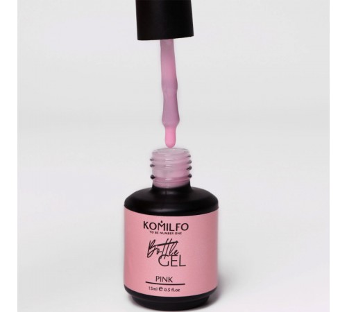 Гель KOMILFO Bottle Gel 15 мл (Pink) Гель KOMILFO Bottle Gel 15 мл (Pink)