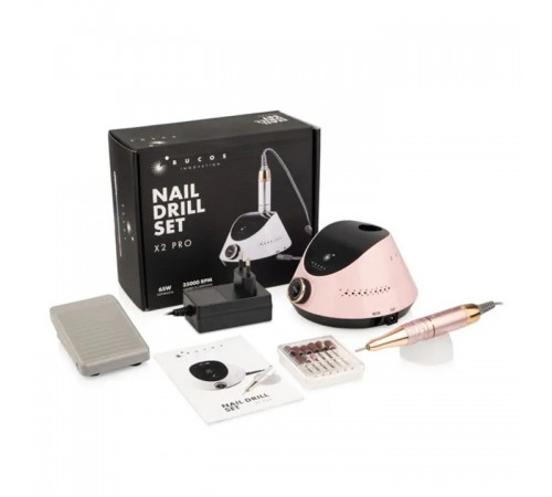 Фрезер для манікюру Bucos Nail Drill X2 PRO(65W35000 об) (BLUSH PINK) Фрезер для манікюру Bucos Nail Drill X2 PRO(65W35000 об) (BLUSH PINK)
