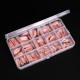 Форми KOMILFO SoFast мякі для швидкого нарощування нігтів 300 шт (Nude Almond)