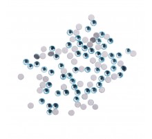 Стрази KOMILFO розмір 3 100 штуп (Aquamarine)