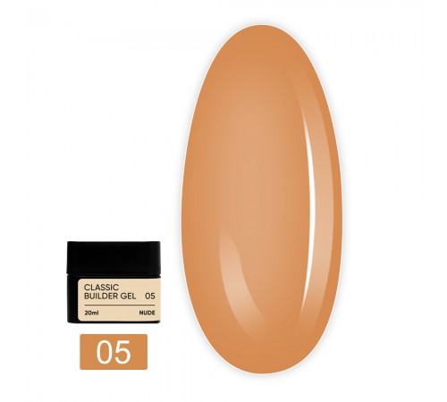 Класичний білдер-гель для моделювання Jerden Proff Classic Builder Gel 20мл (05) Класичний білдер-гель для моделювання Jerden Proff Classic Builder Gel 20мл (05)