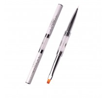 Пензлик KOMILFO Double Gel flat 4 (Nylon)Liner 5 (Nylon)