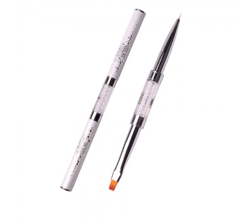 Пензлик KOMILFO Double Gel flat 4 (Nylon)Liner 5 (Nylon) Пензлик KOMILFO Double Gel flat 4 (Nylon)Liner 5 (Nylon)