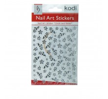 Наклейки для нігтів KODI Nail Art Stickers Silver 044SP