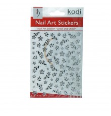 Наклейки для нігтів KODI Nail Art Stickers Silver 044SP