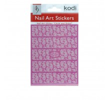 Наклейки для нігтів KODI Nail Art Stickers White 017BP