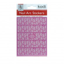 Наклейки для нігтів KODI Nail Art Stickers White 017BP