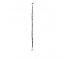 Ложка косметологічна двостороння STALEKS EXPERT 20 TYPE 2 ZE-20/2 (КІ-01к ст) уно+кругле шумування 19 отворів