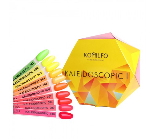 Набір гель-лаків KOMILFO Kaleidoscopic Collection 108 мл Набір гель-лаків KOMILFO Kaleidoscopic Collection 108 мл