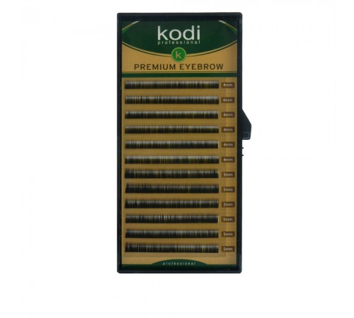Брови KODI Straight Curl Чорні 12 рядів (0,12 4-5 мм) Брови KODI Straight Curl Чорні 12 рядів (0,12 4-5 мм)