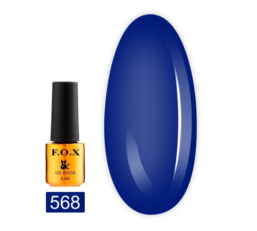 Гель-лак FOX gold Pigment 6 мл (568) Гель-лак FOX gold Pigment 6 мл (568)