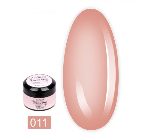 База KOMILFO Color Base 30 мл (гель-банку) (011 French) База KOMILFO Color Base 30 мл (гель-банку) (011 French)