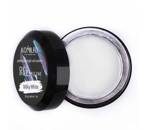 Гель KOMILFO Premium 30 г (Milky White) Гель KOMILFO Premium 30 г (Milky White)