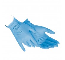 Рукавички нітрилові нестерильні без пудрові Doily Polix Pro&Med sky blue 1 пара