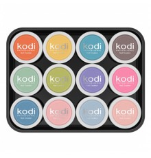 Набір пудр акрилових кольорових KODI 4.5 г12 шт (04L)