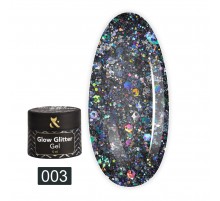 Гель FOX Glow Glitter Gel 5 мл (003)